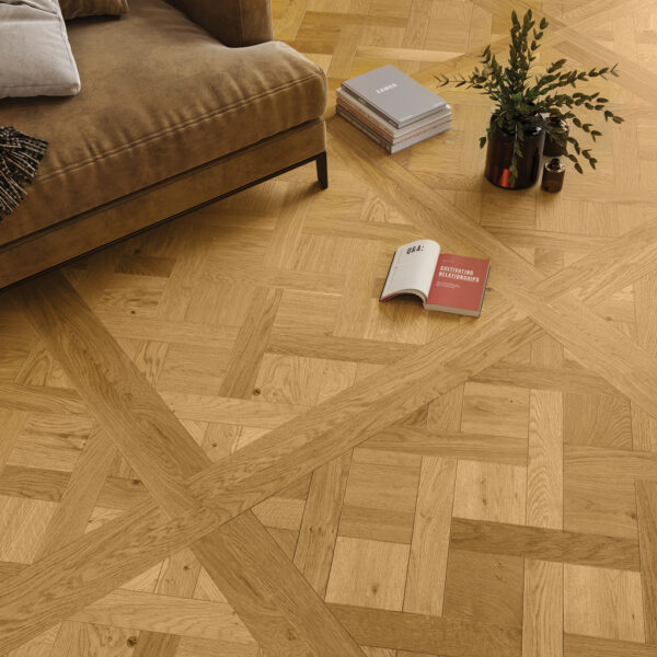 Versailles Panel European Oak Light Brushed Unfinished- Engineered Flooring