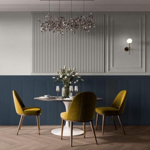 Boiseline and Chair Rail Navy